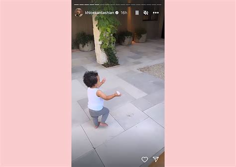 Khlo Kardashian Shares Adorable Videos Of Son Tatum Playing Perez