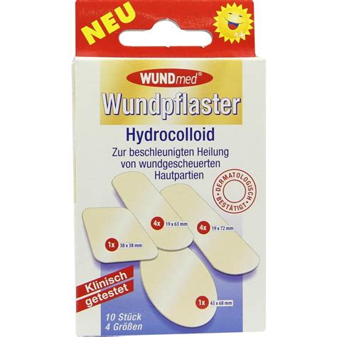 Wundpflaster Hydrocolloid 4 Größen 10 Stück Online Kaufen