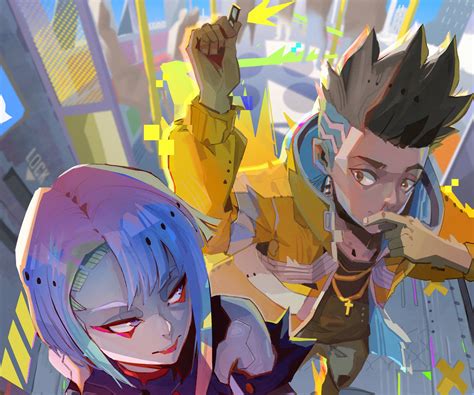 Neon Pact David And Lucy Cyberpunk Edgerunners Hd Wallpaper By