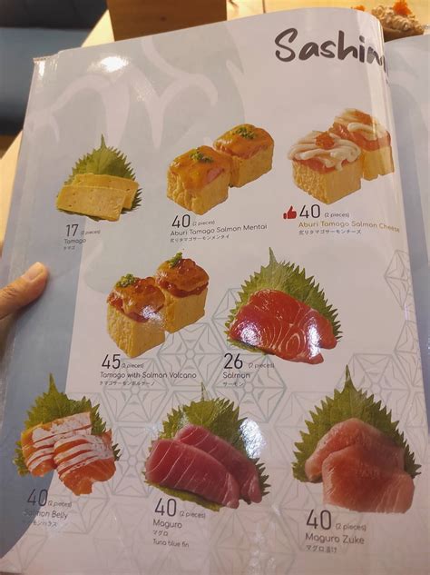 Menu At Okinawa Sushi Pakuwon Mall Restaurant Surabaya