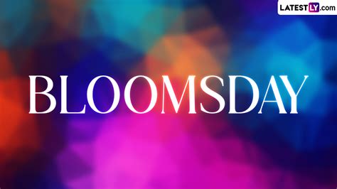 Festivals & Events News | Bloomsday 2024: All You Need to Know About ...