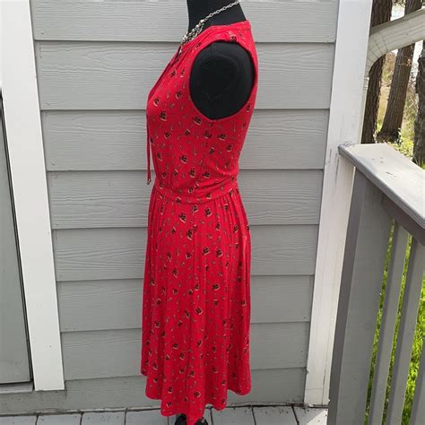 Anthropologie Red Skipper Ship Sundress Size Xs Gem