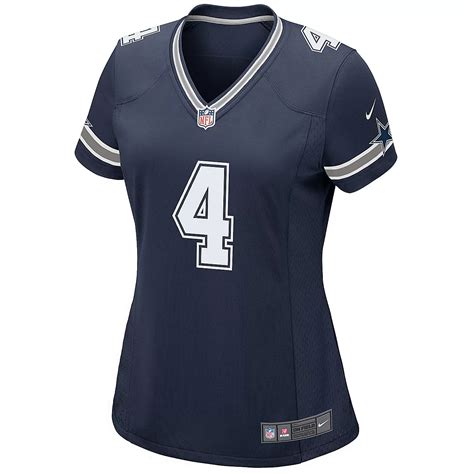 Nike Women's Dallas Cowboys Dak Prescott 4 Game Jersey | Academy