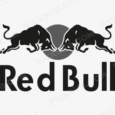 Red Bull Logo Black Svg - Download Free SVG Cut Files