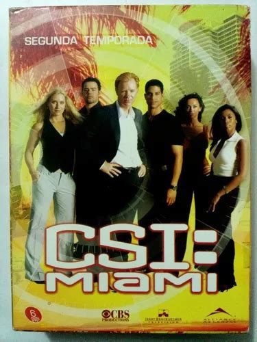 Csi Miami Segunda Temporada Dvd Original Discos Mercadolibre