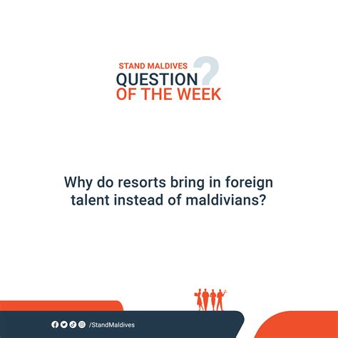 Question of the week - Stand Maldives