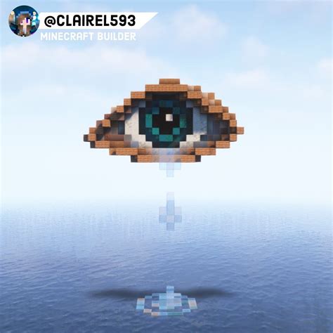 Realistic Eye Organic Build In 2024 Minecraft Creations Cool