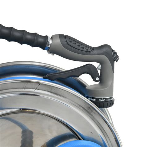 » Stainless-Steel Auto-Retractable Water Hose Reel