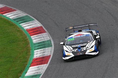 Kreisverkehr Mugello Italy Oktober Lamborghini Huracan St Evo