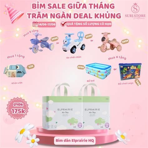 Bỉm dán Elprairie Hàn Quốc Suri Store