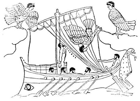 Odysseus The Odyssey Drawing