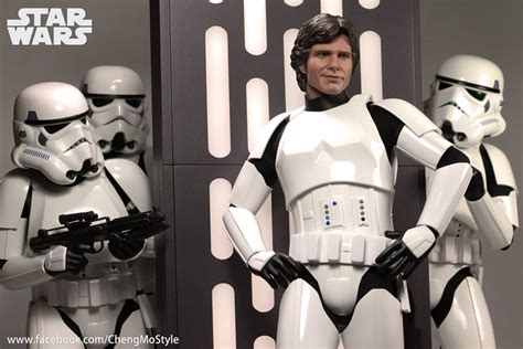 Hot Toys Han Solo Stormtrooper Disguise Version Sixth Scale Figure Mintinbox