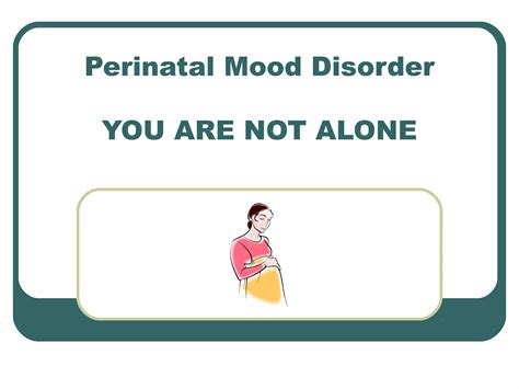 Perinatal Mood Disorder Ppt