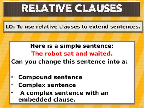 Relative Clauses Complete Skills Lesson Ks2 Teaching Resources