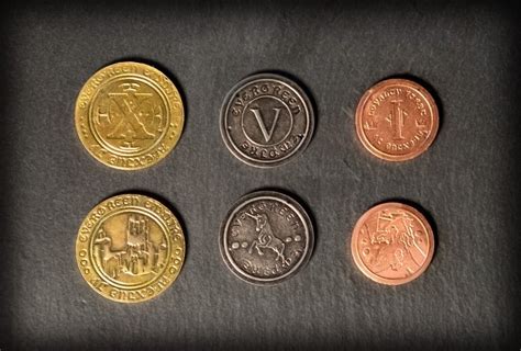 Металлические монеты универсальные: 50 Metal Coin Board Game Upgrade ...