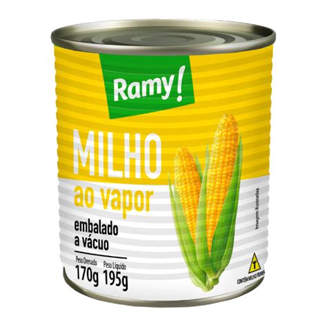 Milho Verde Ramy 170gr Lata Megag Alimentos