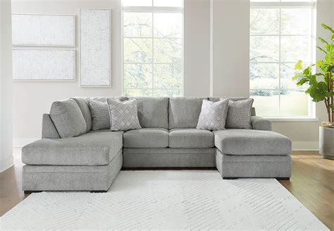 Casselbury Cement Right Sofa Chaise Sectional by Signature Design by ...