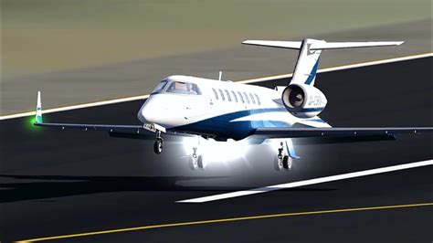 Learjet 45 Smooth Landing Aerofly Fs 2023 YouTube