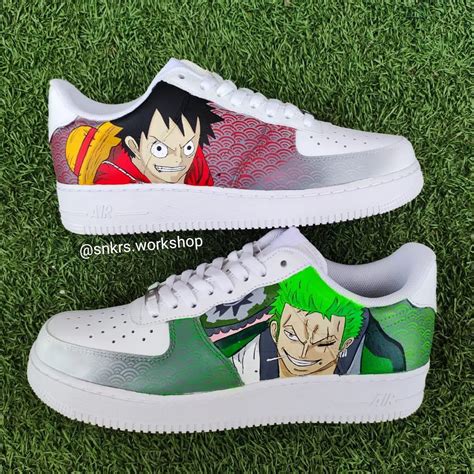 One Piece Luffy X Zoro Air Force Custom Daniel Customs