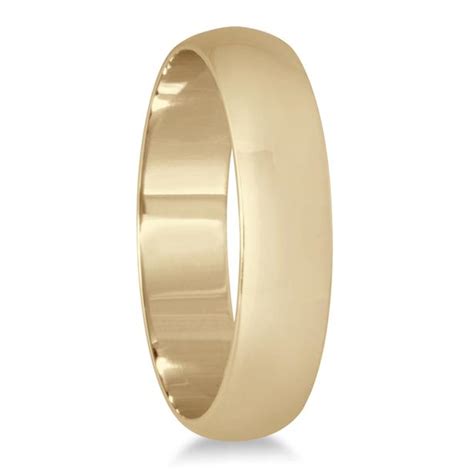 4mm Domed Wedding Band In 14k Yellow Gold Wbu20024