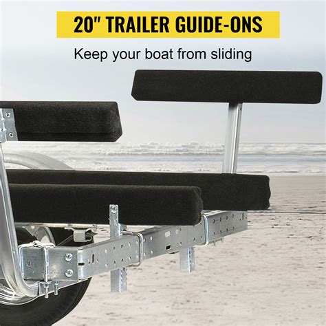 Vevor Boat Trailer Guide On Pcs Short Bunk Guide Ons Steel Trailer