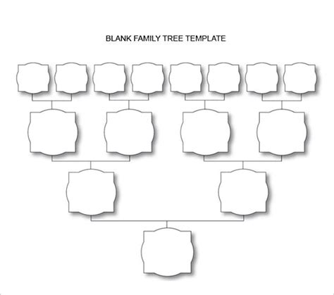 Blank Family Tree Chart - 6+ Free Excel, Word Documents Download