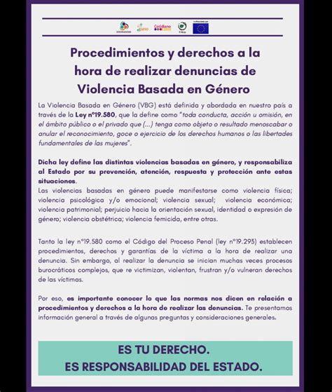 Boletín Informativo Sobre Procedimientos Y Derechos A La Hora De