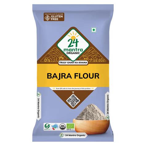 Buy 24 Mantra Bajra Flour Pearl Millet Flour Sajjalu 500gms Pack Of