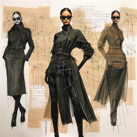 Premium AI Image | The Matrix Unveiling Fashion's Futuristic Vision An