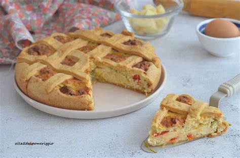 Pastiera Salata Vegetariana Alle Del Pomeriggio