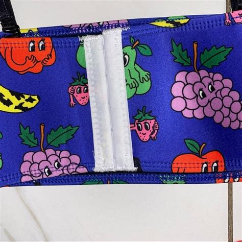 Hoaka Swimwear Swim Nwot Hoaka X Pony Smoothie Fruit Bikini Set S