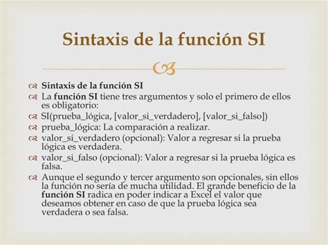 Manual Para Usar Las Funciones SI Y BUSCARV PPT