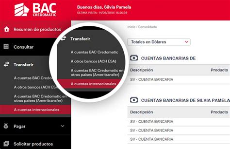 Transferencias Internacionales Bac Credomatic