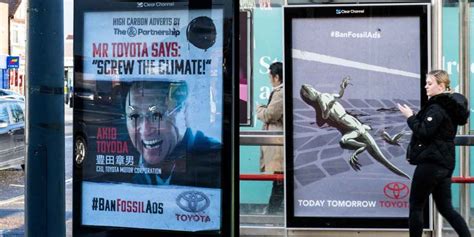 Climate Activists Use Subvertising Billboards To Call Out Toyota And