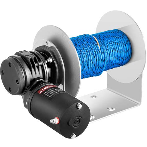 Vevor Electric Anchor Winch Tw Kg Saltwater Boat Drum Winch M