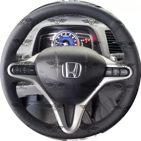 Capa De Volante Costurada New Civic 2007 A 2011 Parcelamento Sem Juros