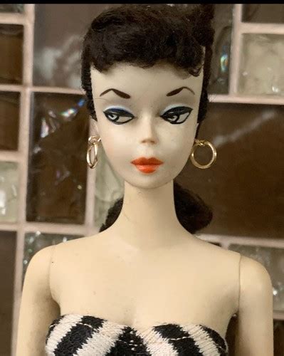 Vintage Barbie Brunette Ponytail Complete With ALL Accessories EBay