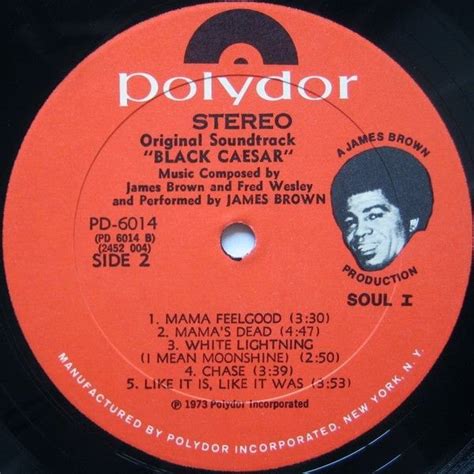 Music Crates: James Brown ‎– Black Caesar Soundtrack 1973 Mix