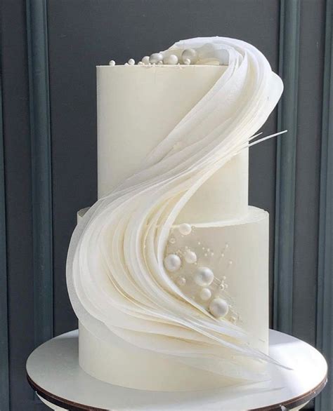 Beautiful Wedding Cake Wedding Cake Pearls Modern Wedding Cake