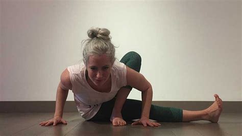 Kathryn Budig Yoga Challenge Pose Baby Hopper Ii Arm Balances