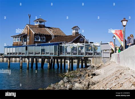 Pier Cafe in Seaport Village, San Diego, California, United States ...