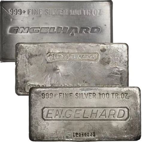 Sell your 100 oz Engelhard Silver Bar online - Cash For Any Coins