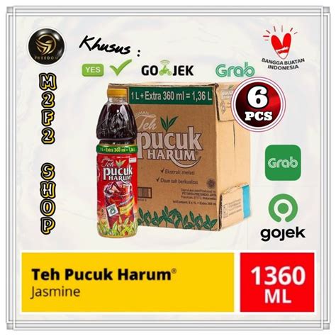 Jual Teh Pucuk Harum Besar Botol Plastik Pet Ml Kemasan Karton