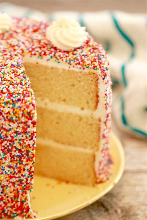 vanilla sponge cake recipe birthday