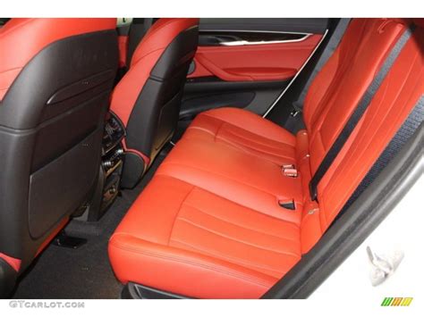 Coral Red/Black Interior 2016 BMW X6 xDrive35i Photo #107741771 ...