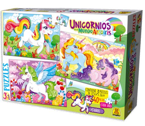 Puzzle Unicornios Mundo Arco Ris