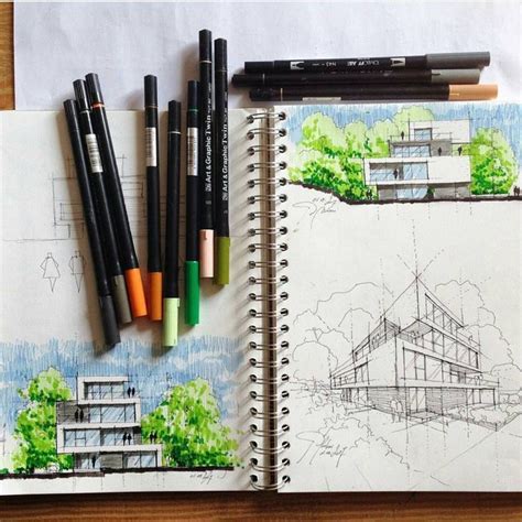 17 7k Likes 20 Comments Architecture Daily Sketches Arch More