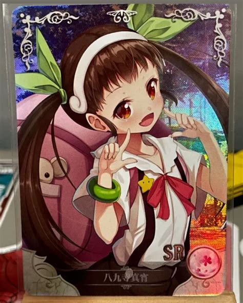 Mayoi Monogarari Carte Sr Goddess Story Anime Waifu Doujin Holo Card Ns