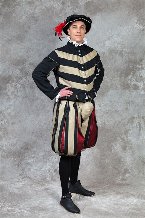 Tudor Elizabethan Th Century Gentleman S Costume Custom Sized Etsy