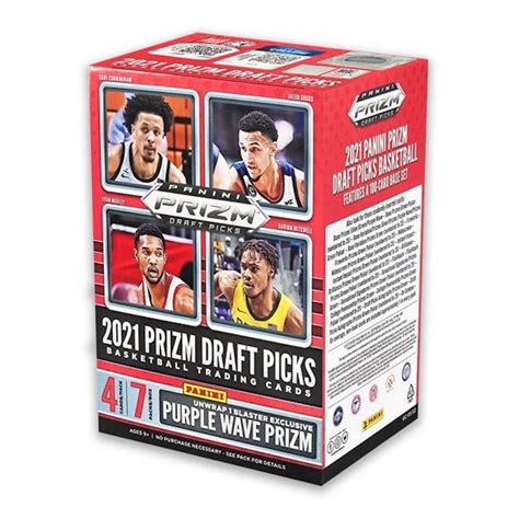 2021 22 Panini Prizm Draft Picks Basketball 7 Pack Blaster Box Purple